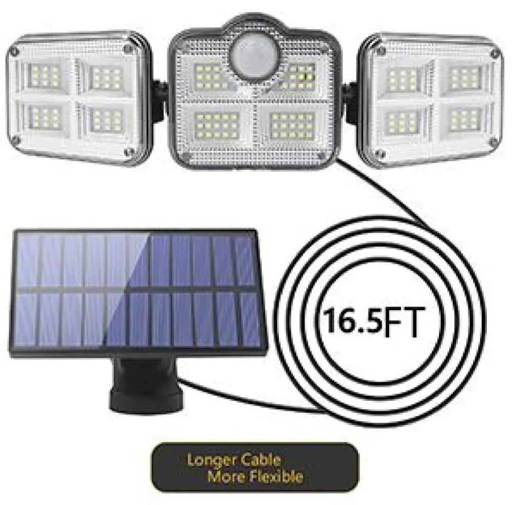 Solar motion sensor outdoor wall light